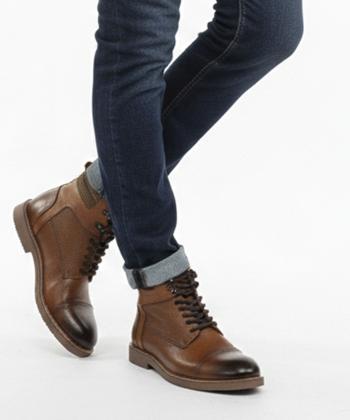 نیم بوت چرم طبیعی مردانه لرد Lord مدل 1147