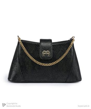 کیف دوشی چرم طبیعی زنانه منط مدل 4114