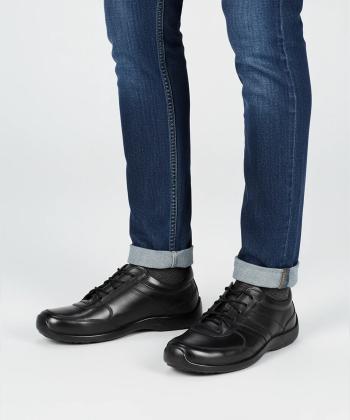 کفش روزمره چرم طبیعی مردانه پاما مدل K0511