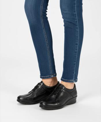 کفش روزمره چرم طبیعی زنانه پاما مدل K0725