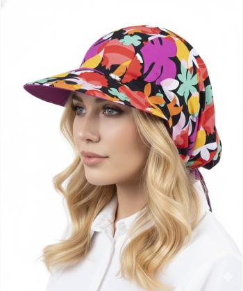 کلاه ساحلی زنانه تارتن مدل 11060471