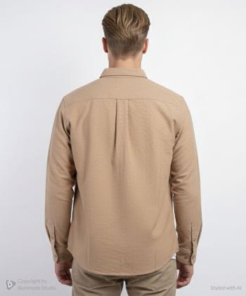 پیراهن آستین بلند مردانه جوتی جینز مدل 53531052