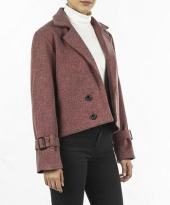 پالتو  فوتر کوتاه زنانه نارین مد کد 803