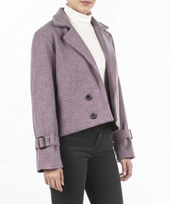 پالتو  فوتر کوتاه زنانه نارین مد کد 803