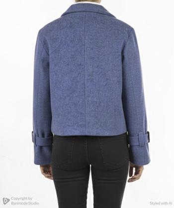 پالتو فوتر کوتاه زنانه نارین مد کد 803