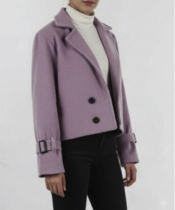 پالتو  فوتر کوتاه زنانه نارین مد کد 803