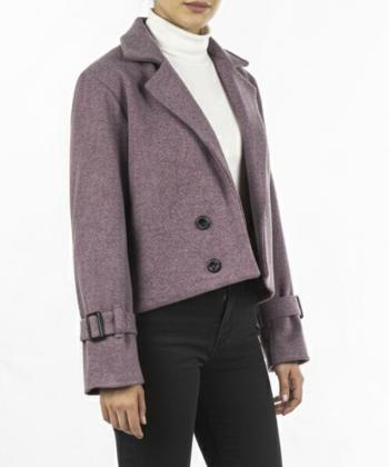 پالتو فوتر کوتاه زنانه نارین مد کد 803