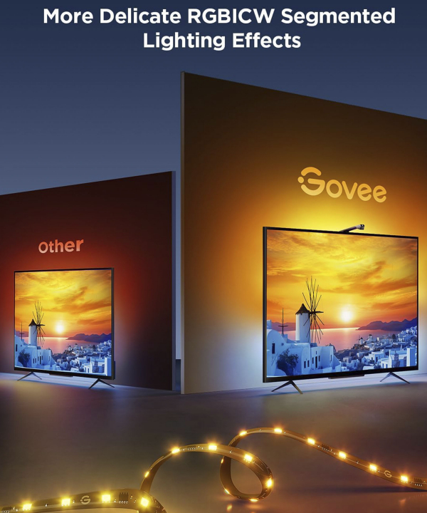 ريسه هوشمند تلويزيون 50-40 اينچ گووي مدل Govee TV Backlight 3 Lite H6097
