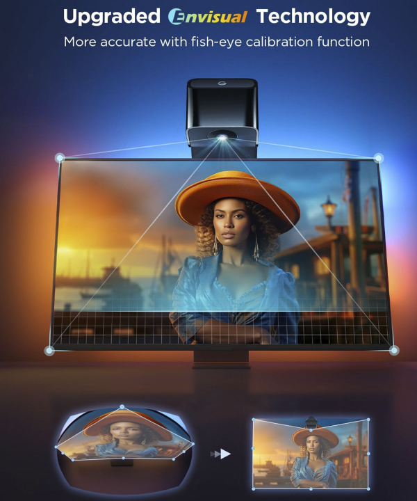 ريسه هوشمند تلويزيون 50-40 اينچ گووي مدل Govee TV Backlight 3 Lite H6097