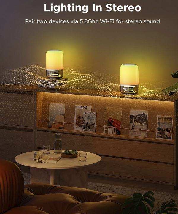 چراغ هوشمند روميزي گووي مدل Govee Table Lamp 2 Pro x Sound by JBL H6020