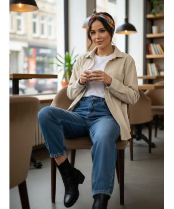 شومیز آستین بلند زنانه جوتی جینز مدل 53731612