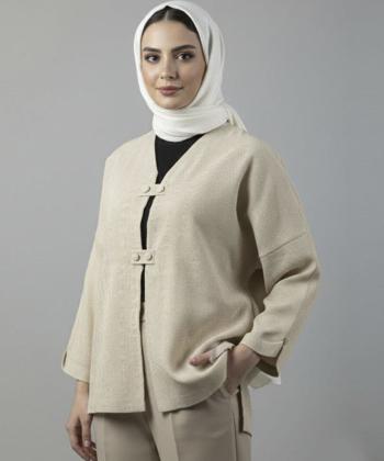 مانتو کوتاه زنانه نارین مد مدل 7010102