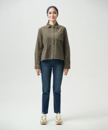 شومیز آستین بلند زنانه جوتی جینز مدل 53731611