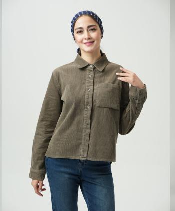 شومیز آستین بلند زنانه جوتی جینز مدل 53731611