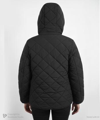 کاپشن کلاه دار زنانه جوتی جینز مدل 53722601