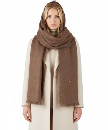 شال بافت زنانه نوولاشال كد 55261