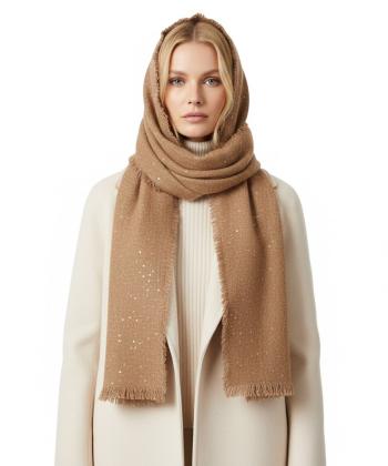 شال بافت زنانه نوولاشال كد 55261