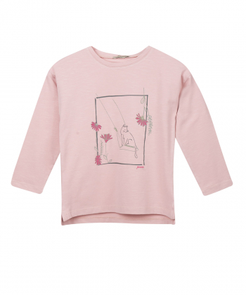 ست تیشرت آستین بلند و شلوار دخترانه پیانو Piano کد 1675