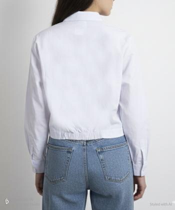 شومیز آستین بلند زنانه نیواریا مدل 50981084