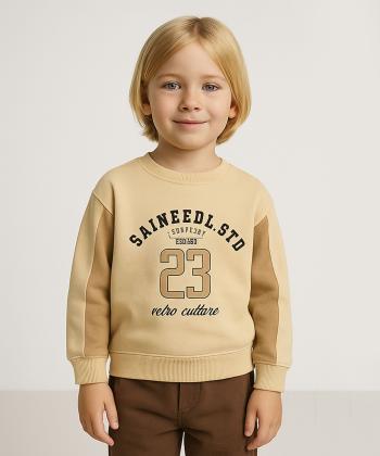 تیشرت آستین بلند پسرانه مندوست مدل 16305