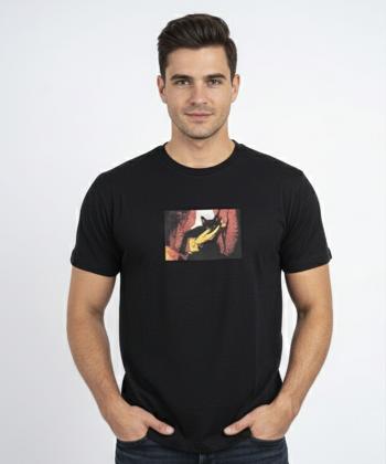 تیشرت آستین کوتاه مردانه گری مدل 1111-1