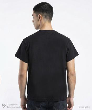 تیشرت آستین کوتاه مردانه گری مدل 1111-2