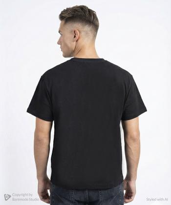 تیشرت آستین کوتاه مردانه گری مدل 1111-4