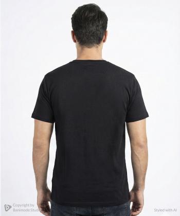 تیشرت آستین کوتاه مردانه گری مدل 1111-6