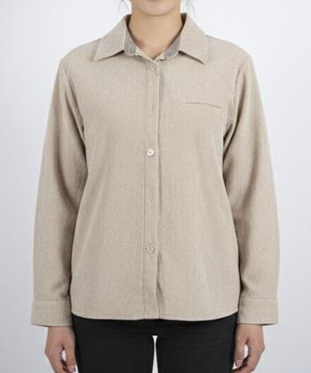 شومیز مخمل آستین بلند زنانه بهبود مدل 701666