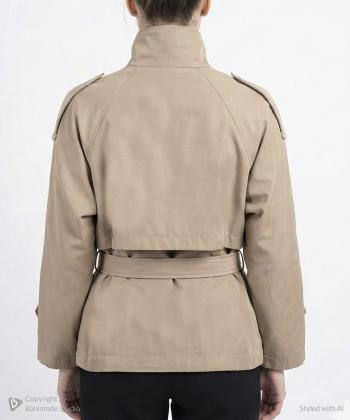 بارانی کوتاه زنانه بهبود مدل 101020