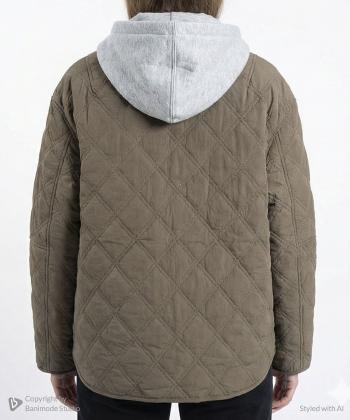 کاپشن کلاه دار زنانه جوتي جينز مدل 53722625