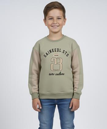 تیشرت آستین بلند پسرانه مندوست مدل 16305