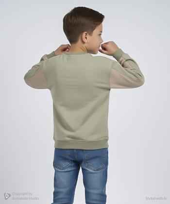 تیشرت آستین بلند پسرانه مندوست مدل 16305