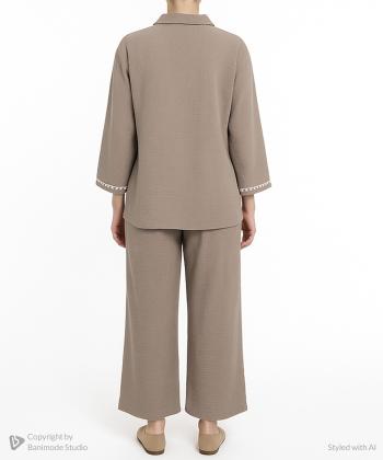 ست مانتو و شلوار زنانه نارين مد كد 842