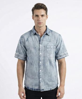 پيراهن جين مردانه لوسيفر مدل MSH200504