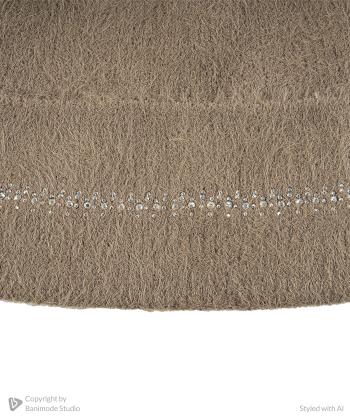 كلاه لبه نگين دار زنانه نوولاشال كد 66120