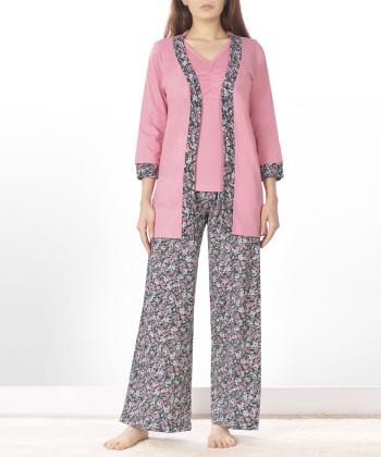 ست تاپ ژاكت و شلوار زنانه ناربن مدل WS3995