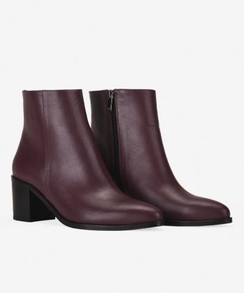 نیم بوت چرم طبیعی زنانه چرم مشهد مدل J2712