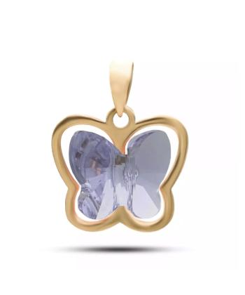 پلاک طلا 18 عیار زنانه روبی مدل 20400