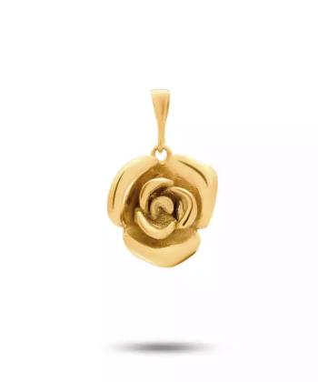 پلاک طلا 18 عیار زنانه روبی مدل 36512