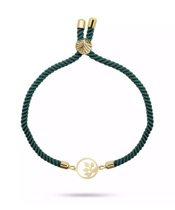 دستبند طلا 18 عیار زنانه روبی مدل 45539