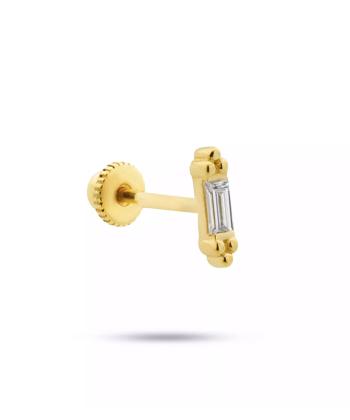 پیرسینگ طلا 18 عیار زنانه روبي مدل 57287