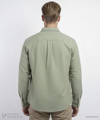 پیراهن آستین بلند مردانه جوتی جینز مدل 53531052