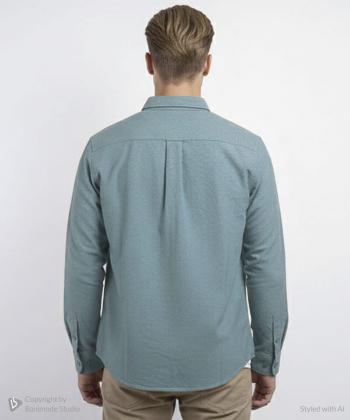 پیراهن آستین بلند مردانه جوتی جینز مدل 53531052