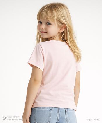 تیشرت آستین کوتاه دخترانه بالنو مدل 8224101G001