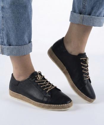 کفش روزمره زنانه چرم طبیعی شیفر مدل 5421E