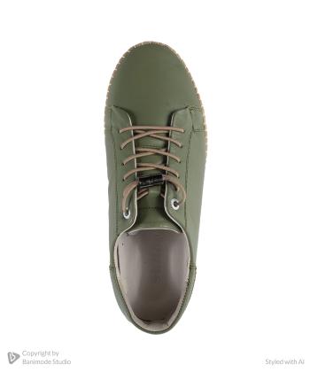 کفش روزمره زنانه چرم طبیعی شیفر مدل 5421E