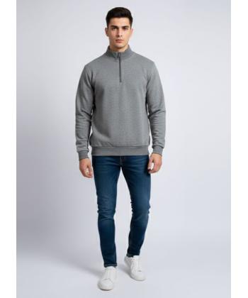 سويشرت نيم زيپ مردانه هاليدي كد D321C5