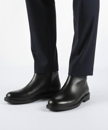 نیم بوت چرم طبیعی مردانه چرم مشهد مدل J6374