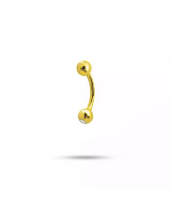 پیرسینگ طلا 18 عیار زنانه روبی مدل 94387